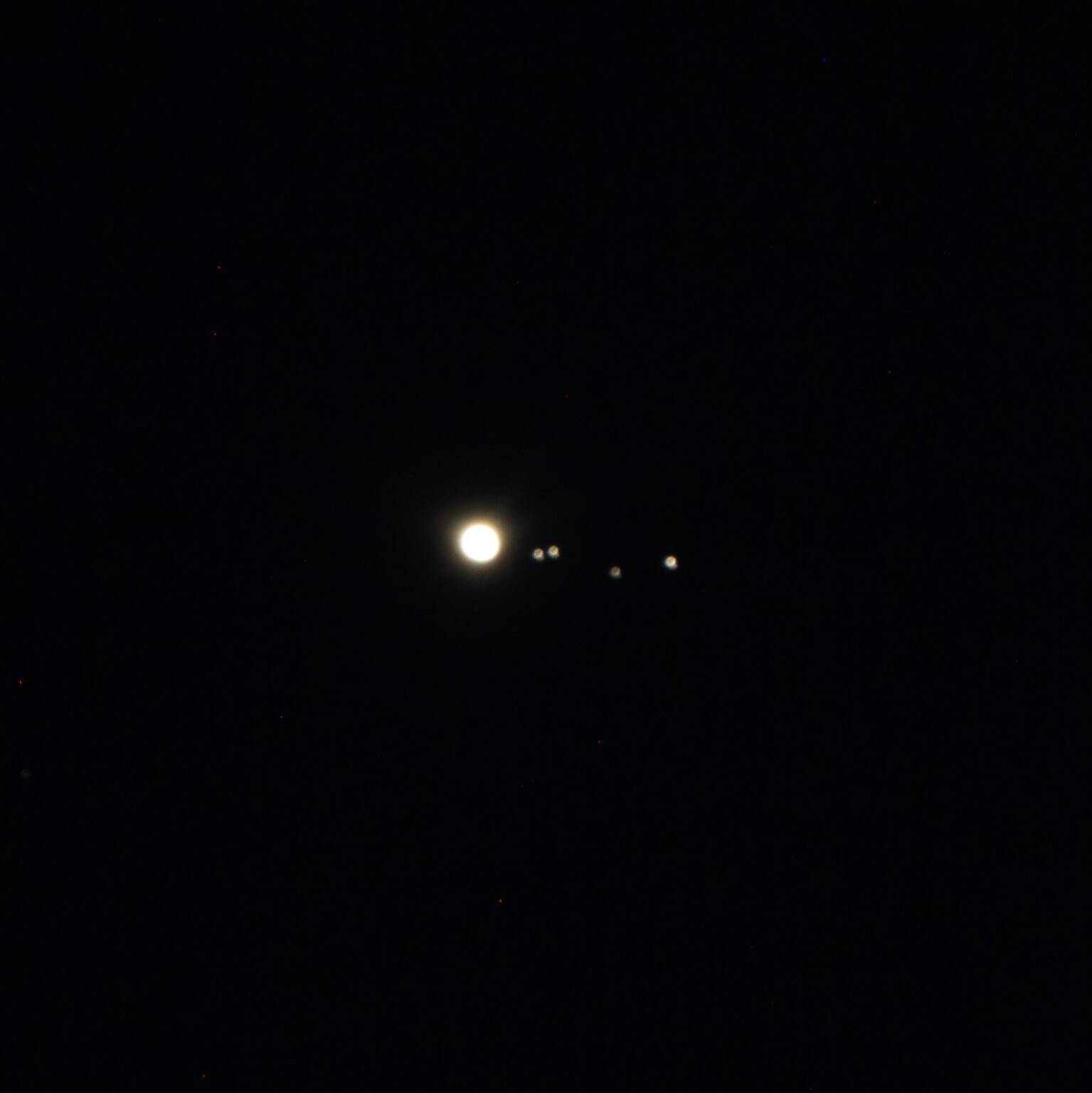 Jupiter, Io, Europa, Ganymede & Callisto